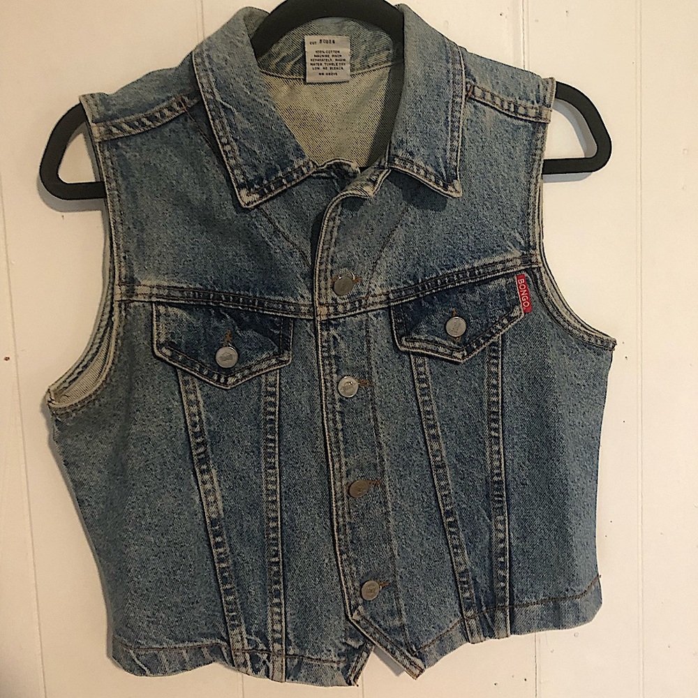 Vintage Bongo denim vest